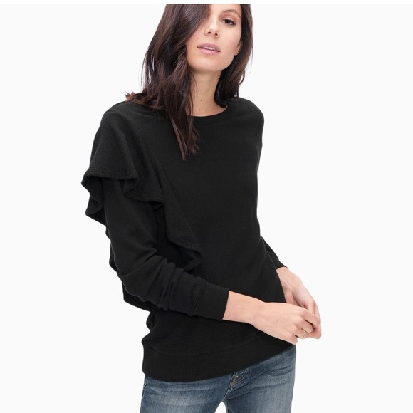 Splendid Sweaters - NWT• Splendid• Ruffle Crew Neck Sweater